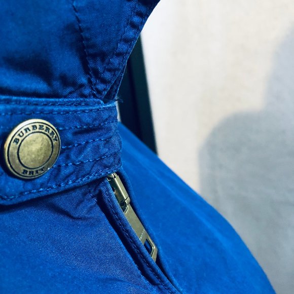 Burberry Brit | Fitted Navy Blue Jacket (size Medium) - Picture 6 of 12